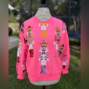 Queen of sparkle sweatshirt size XS oversized new without tag